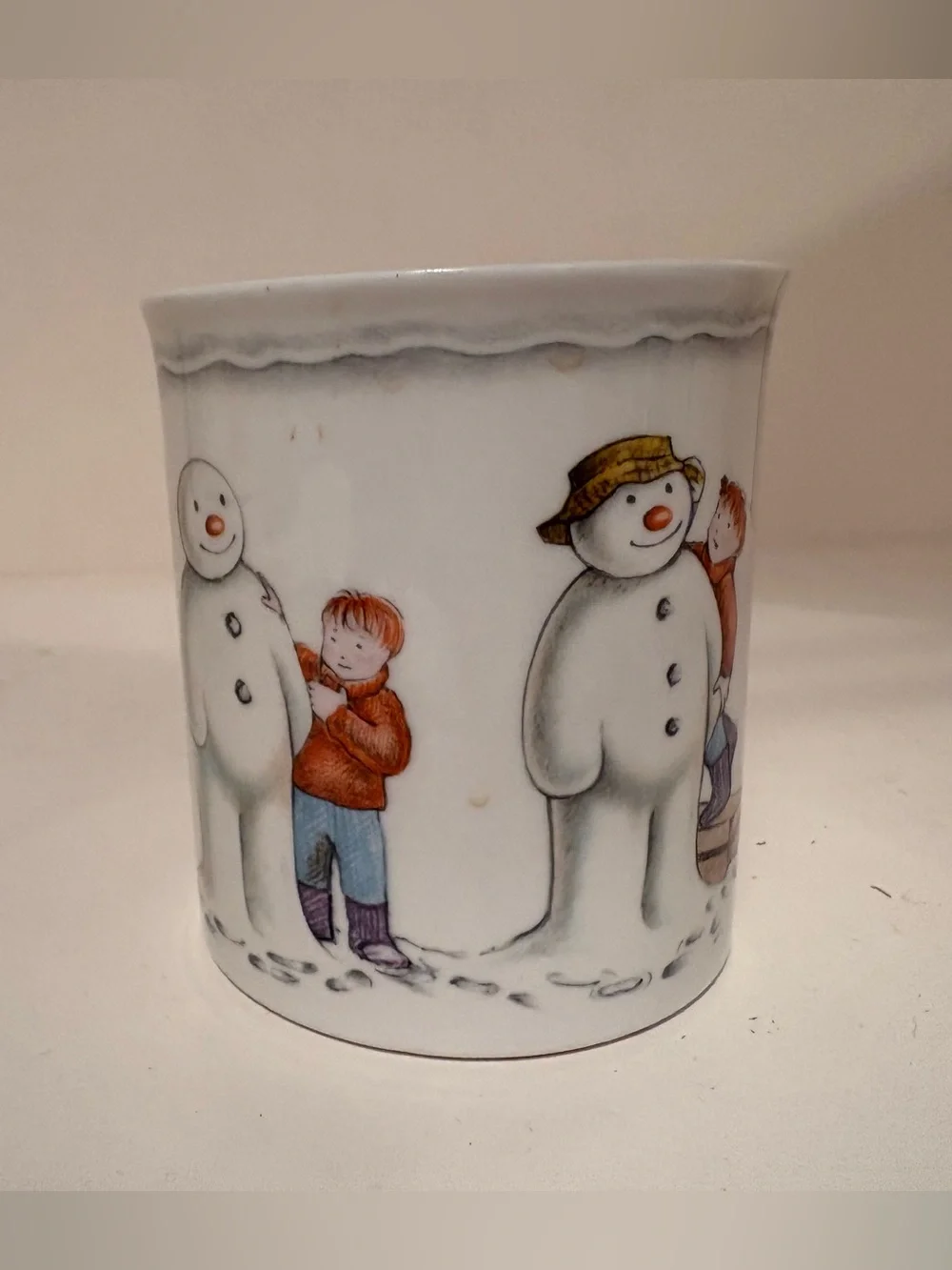 Vintage 1985 Raymond Briggs Royal Doulton “Building the Snowman” Mug
